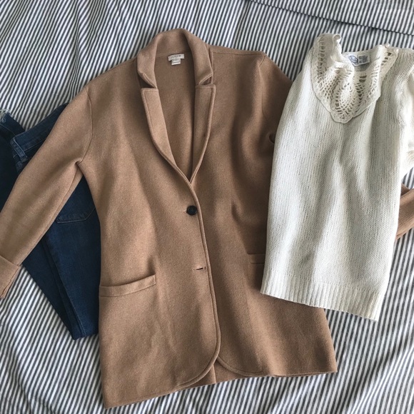 j crew outlet sweater blazer